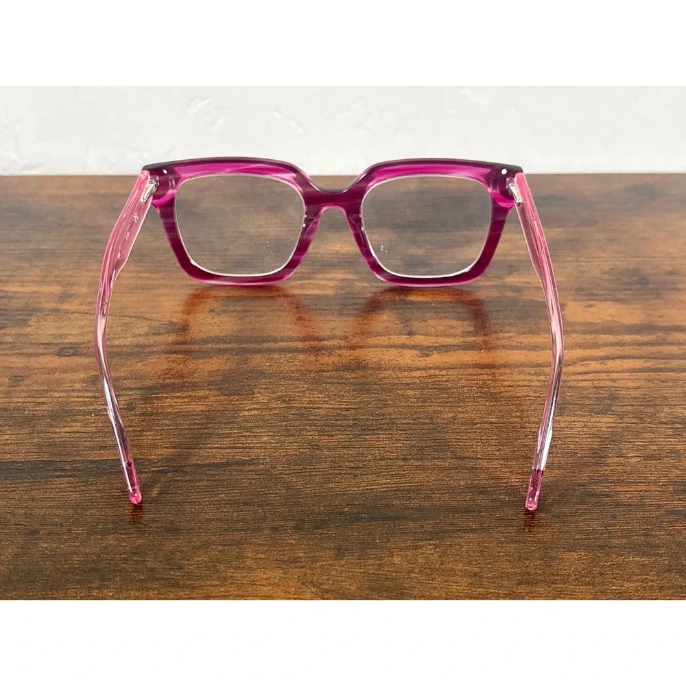Oscar de la Renta OSR108HM Magenta Pink Square Reading Glasses +2.50 Womens